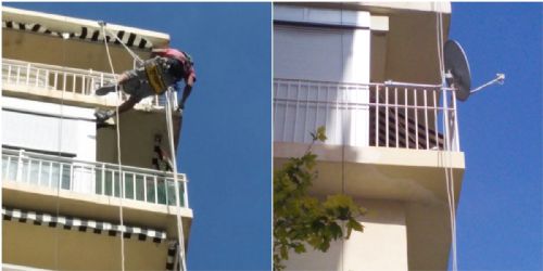 <p>Reparación puntual de esquina y frontal de forjado en Plaza de Crevillente, 5 (Elche).</p>
